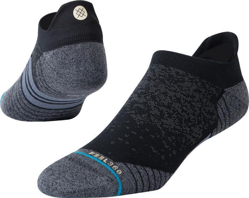 Run Tab Socks - Black 1