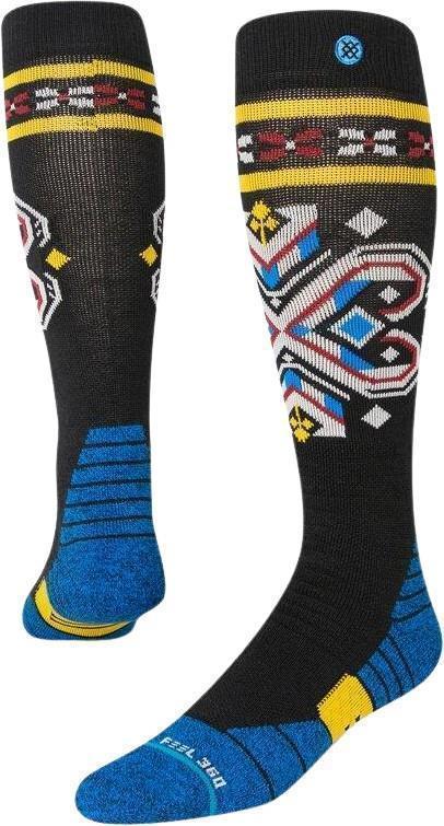 The Konsburgh Snow OTC Medium Cushion Socks - Black 1