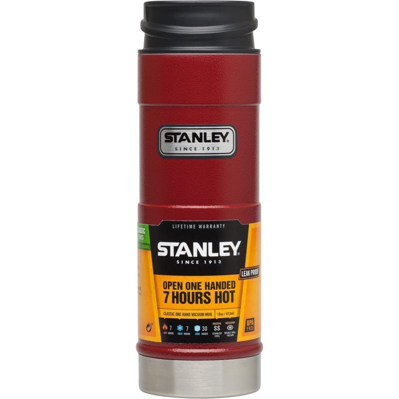 Classic One Hand Vacuum Mug - 473ml / 16oz - Hammertone Crimson 6