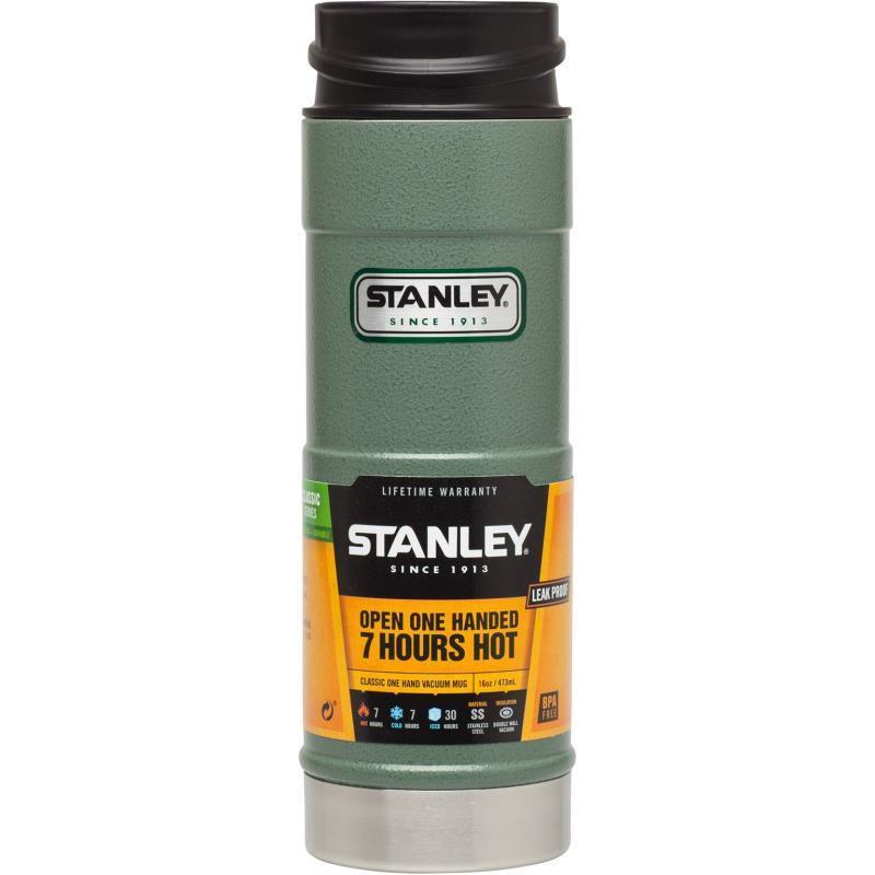 Classic One Hand Vacuum Mug - 473ml / 16oz - Hammertone Green 5