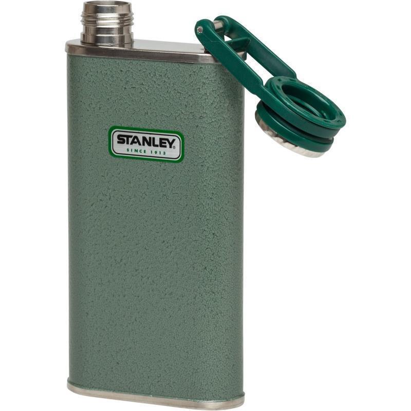 Easy Fill Wide Mouth Flask - 236ml / .23L / 8oz - Hammertone Green 2