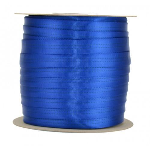 TechTape Tubular Webbing 1" x 92m / 300` (Sold p/mtr) - Blue 1