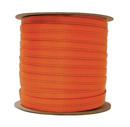 TechTape Tubular Webbing 1" x 92m / 300` (Sold p/mtr) - Orange 1