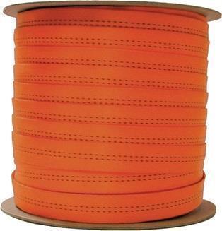 TechTape Tubular Webbing 1" x 92m / 300` (Sold p/mtr) - Orange 2