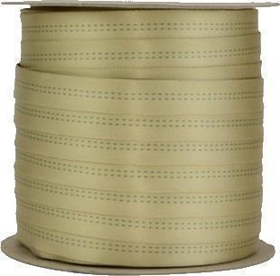 TechTape Tubular Webbing 1" x 92m / 300` (Sold p/mtr) - Tan 1