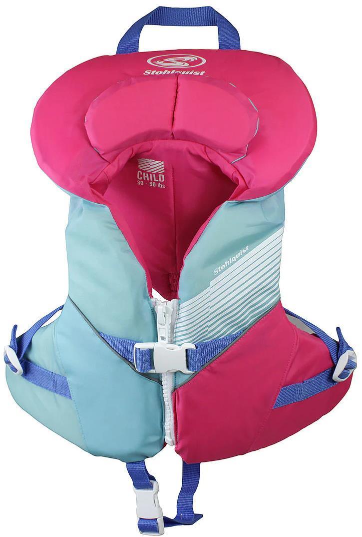 Child PFD - Pink / Turquoise 1