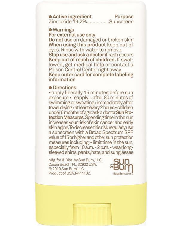 Baby Bum Mineral Sunscreen Face Stick SPF 50 - 13g - Not Applicable 2
