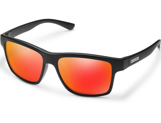 A-Team, Matte Black Frame, Polarized Red Mirror Lens - Not Applicable 1