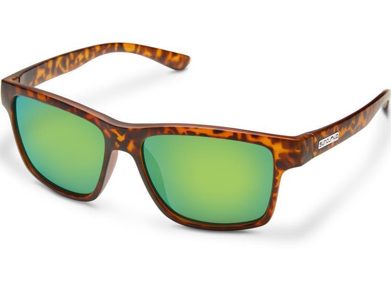 A-Team, Matte Tortoise Frame, Polarized Green Mirror Lens - Not Applicable 1