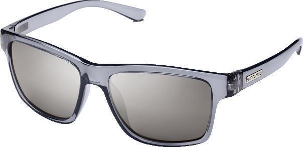 A-Team, Transparent Gray Frame, Polarized Silver Mirror Lens - Not Applicable 1