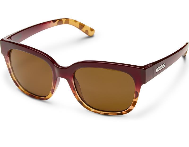 Affect, Raspberry Tortoise Fade Frame, Polarized Brown Lens - Not Applicable 1