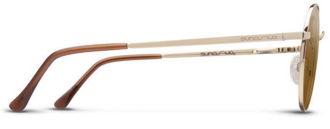 Bridge City, Gold Brown Frame, Polarized Brown Lens - Not Applicable 3