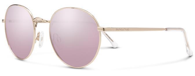 Bridge City, Rose Gold Frame, Polarized Pink Gold Mirror Lens - Not Applicable 1