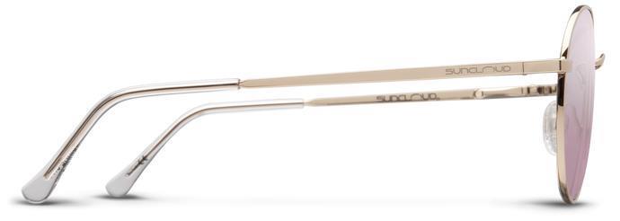 Bridge City, Rose Gold Frame, Polarized Pink Gold Mirror Lens - Not Applicable 3