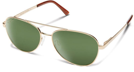 Callsign, Gold Frame, Polarized Gray Green Lens Tint - Not Applicable 1