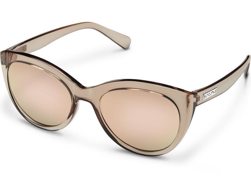 Cityscape, Transparent Taupe Frame, Polarized Pink Gold Mirror Lens - Not Applicable 1