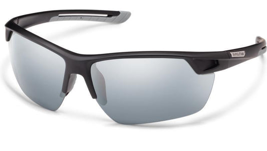 Contender, Matte Black Frame, Polarized Silver Mirror Lens - Not Applicable 1