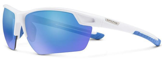 Contender, White Frame, Polarized Blue Mirror Lens - Not Applicable 1