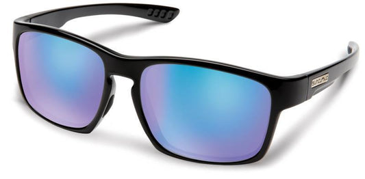 Fairfield, Black Frame, Polarized Blue Mirror Lens Tint - Not Applicable 1