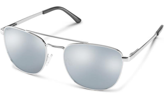 Fairlane, Matte Silver Frame, Polarized Silver Mirror Lens Tint - Not Applicable 1