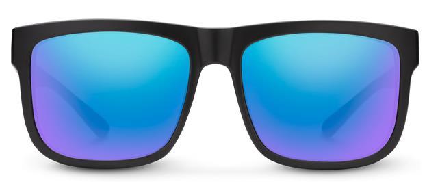 Quiver, Matte Black Frame, Polarized Blue Mirror Lens - not applicable 1