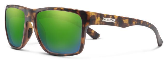 Rambler, Matte Tortoise Frame, Polarized Green Mirror Lens - Not Applicable 1