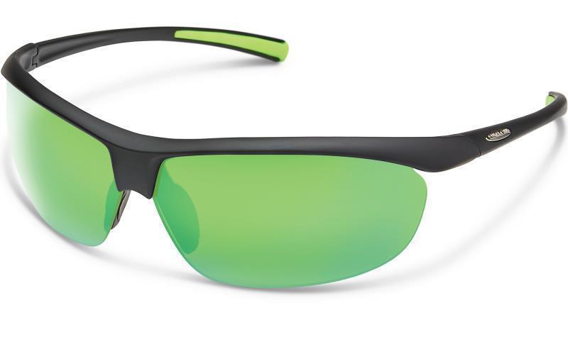 Zephyr, Matte Black Frame, Polarized Green Mirror Lens - Not Applicable 1