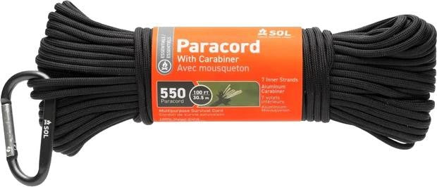 550 Paracord 30 m / 100 ft with Carabiner - not applicable 1