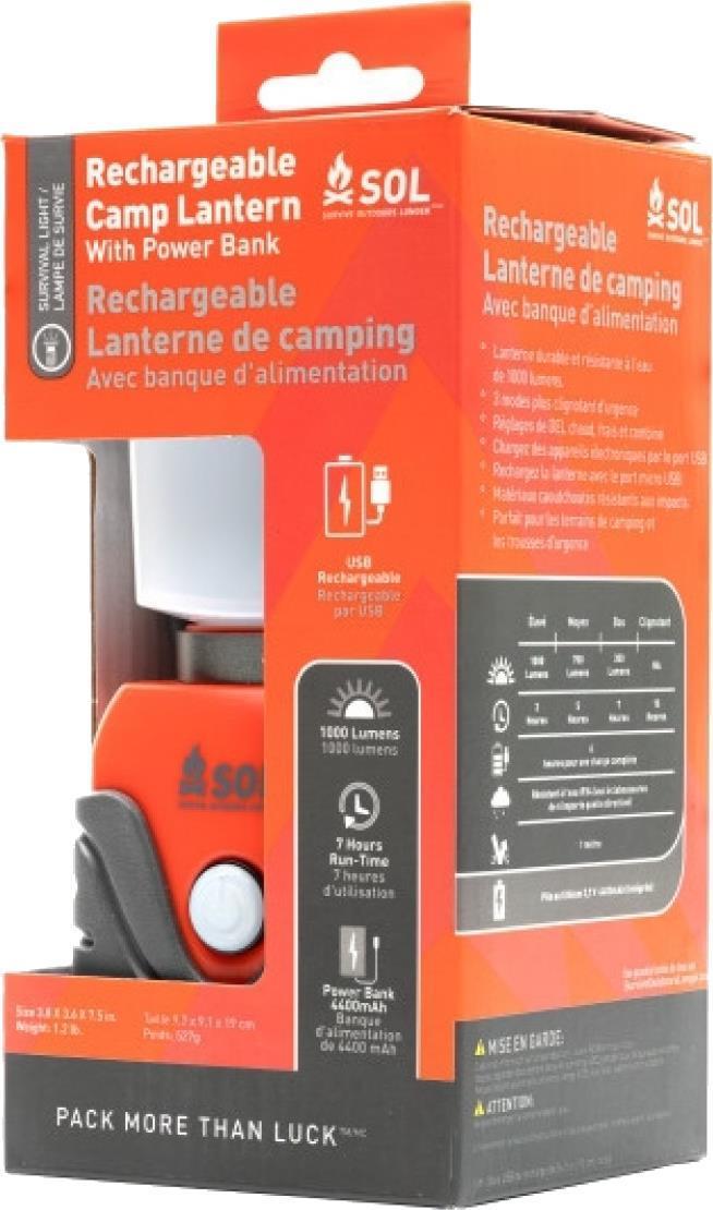 Camp Lantern Recharge with Power Bank - Not Applicable 3