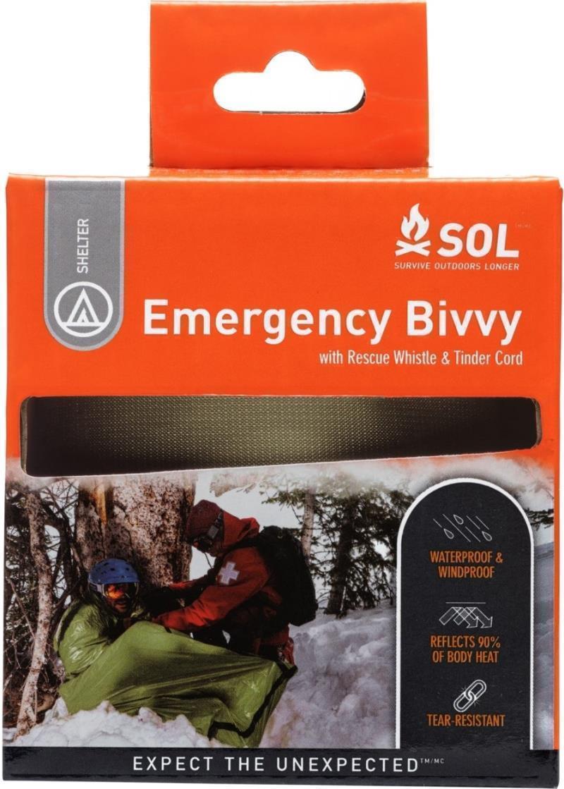 Emergency Bivvy with Rescue Whistle - OD Green 1