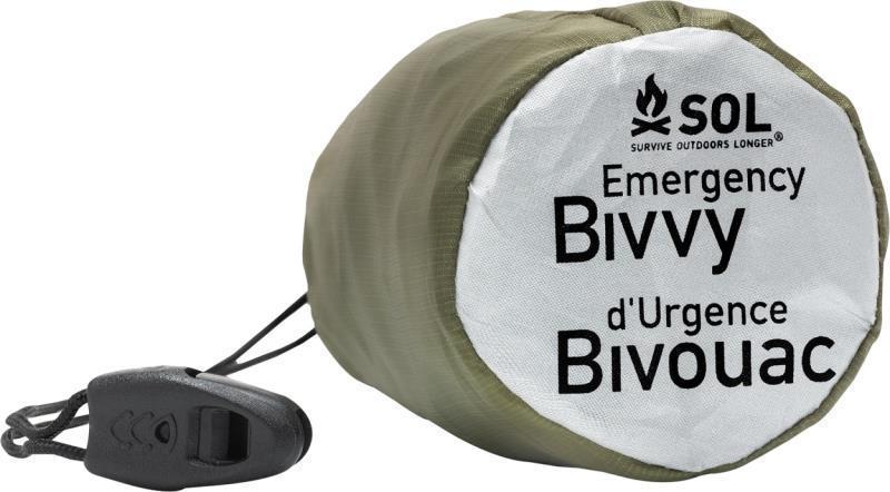 Emergency Bivvy with Rescue Whistle - OD Green 3