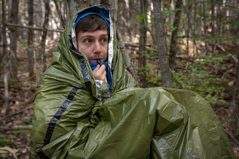 Emergency Bivvy with Rescue Whistle - OD Green 5