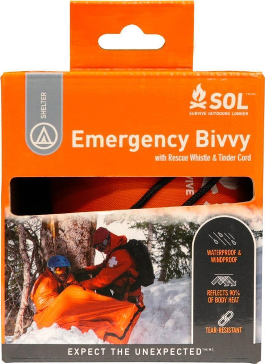 Emergency Bivvy with Rescue Whistle - Orange 1