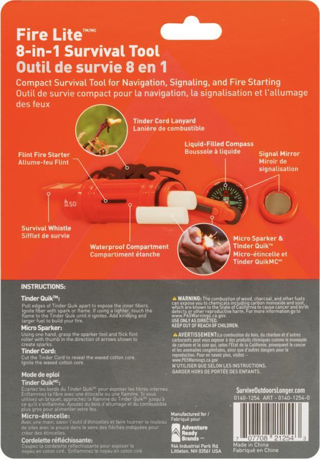 Fire Lite 8in-1 Survival Tool - Not Applicable 3