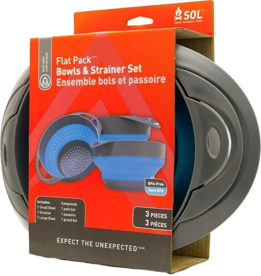 Flat Pack Bowls & Strainer Set - Not Applicable 1
