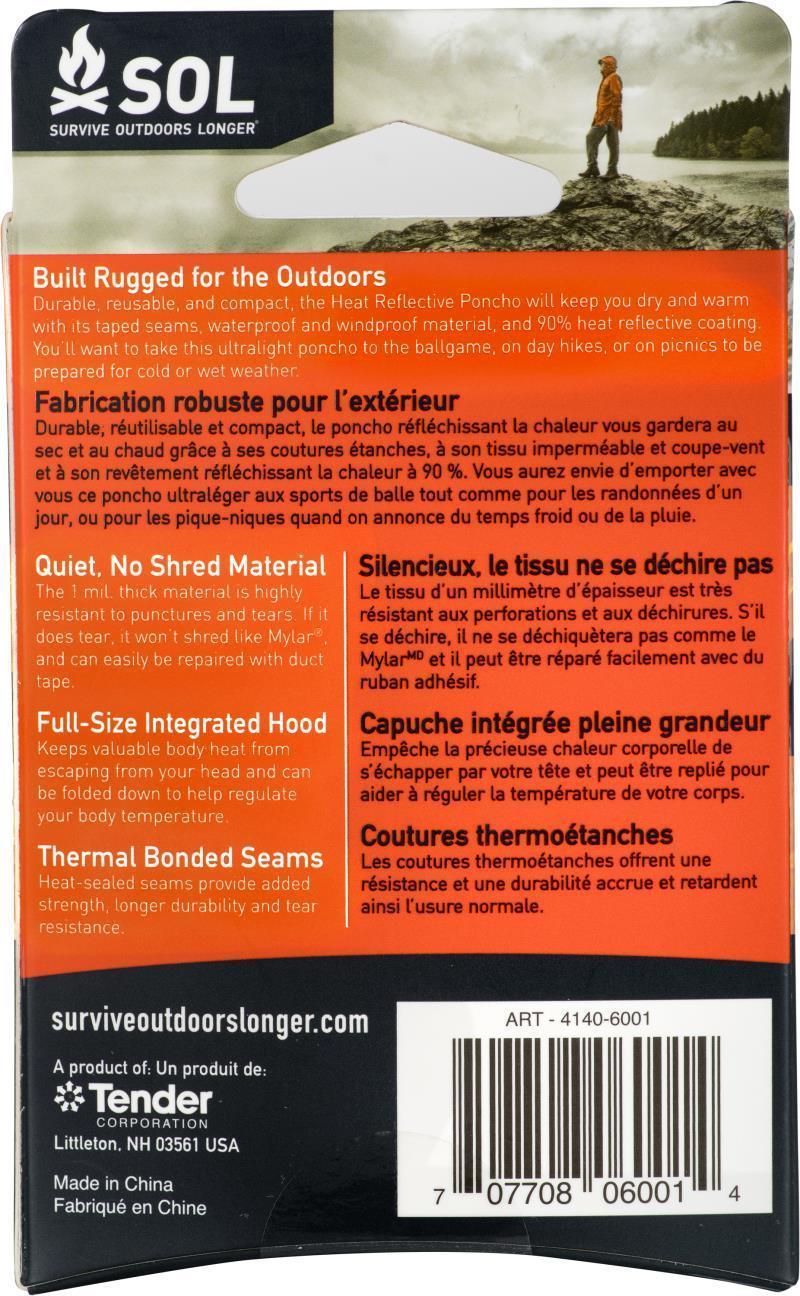 Heat Reflective Poncho - Not Applicable 2