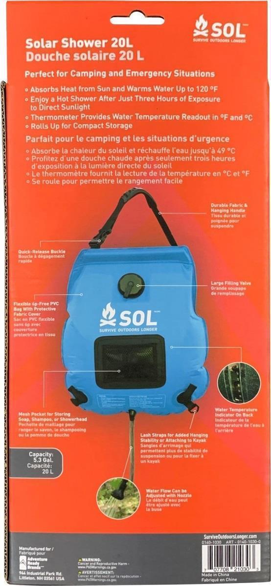 Solar Shower 20L - Not Applicable 2