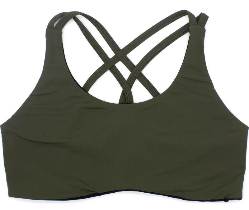 TOURA High Cut Top - Womens - Olive / Black 1