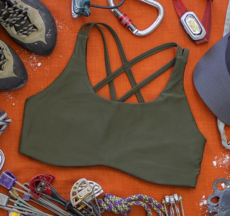 TOURA High Cut Top - Womens - Olive / Black 3