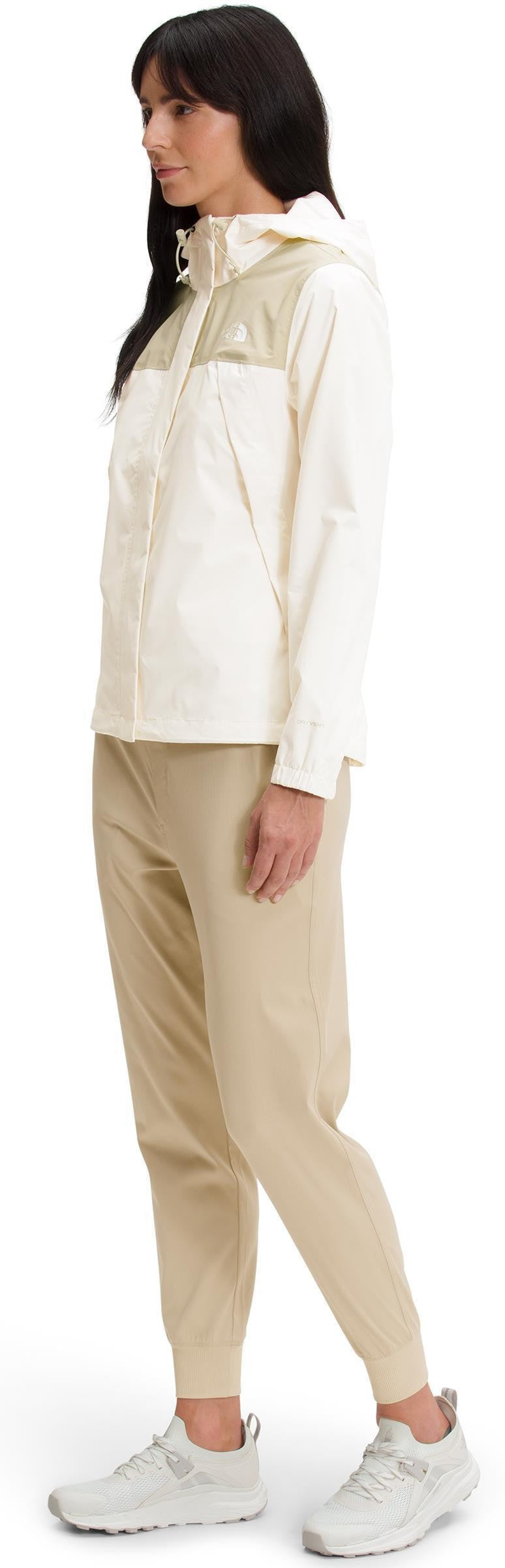 Antora Jacket - Womens - gravel / gardenia white 1