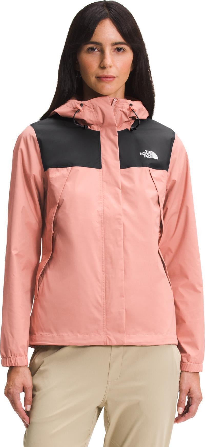 Antora Jacket - Womens - tnf black / rose dawn 1