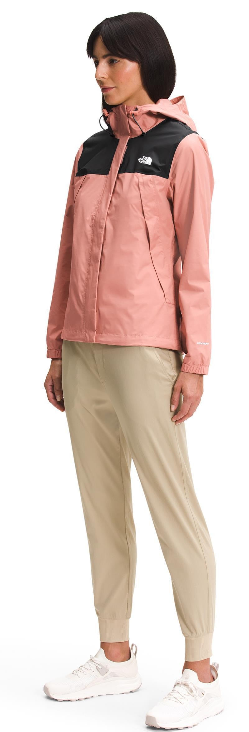 Antora Jacket - Womens - tnf black / rose dawn 1