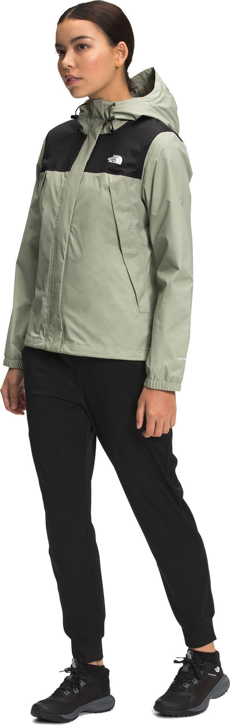 Antora Jacket - Womens - tnf black / tea green 1