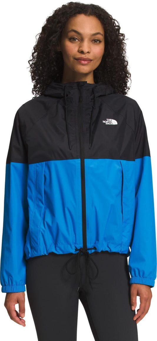 Antora Rain Hoodie - Womens - TNF Black / Super Sonic Blue 1