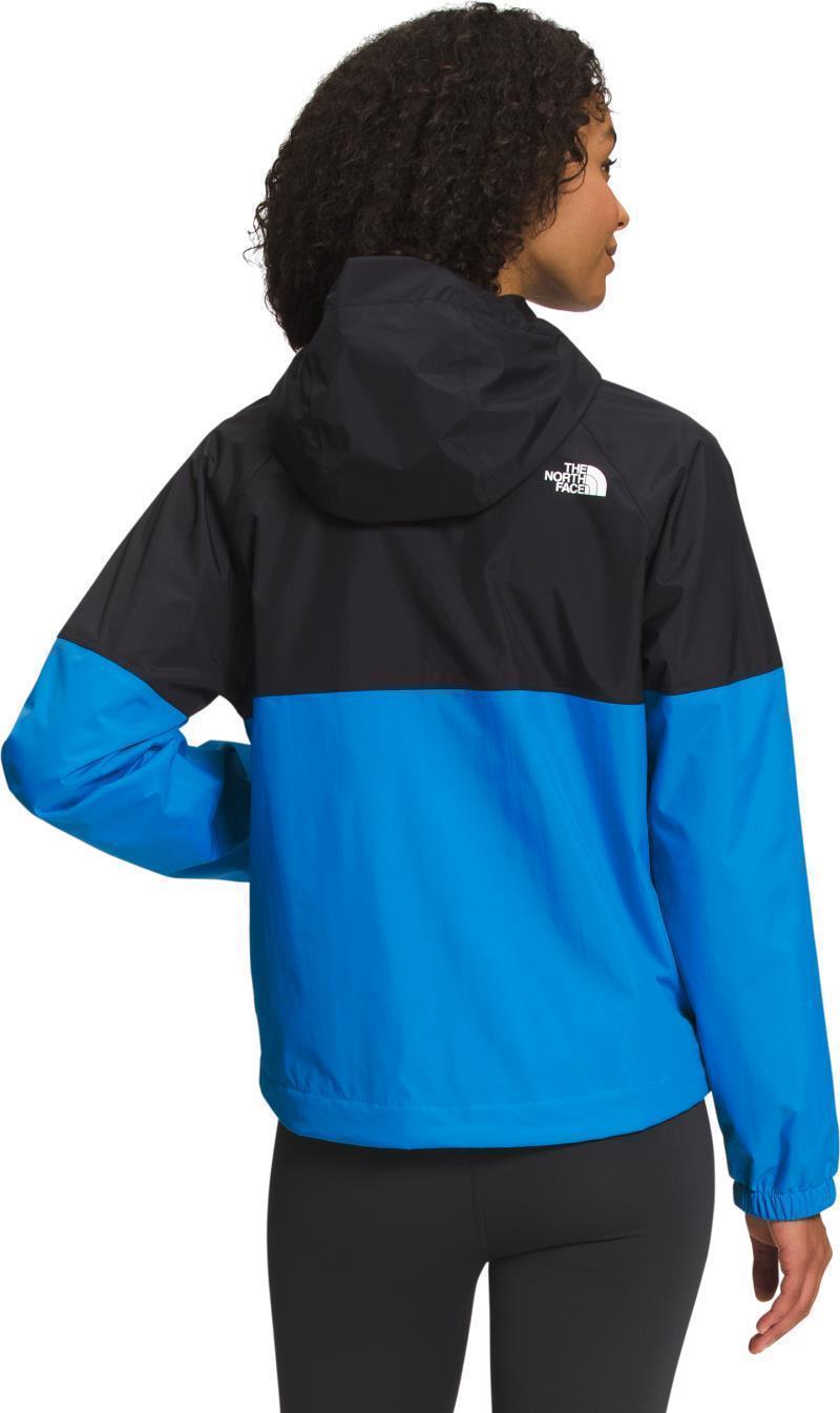 Antora Rain Hoodie - Womens - TNF Black / Super Sonic Blue 2