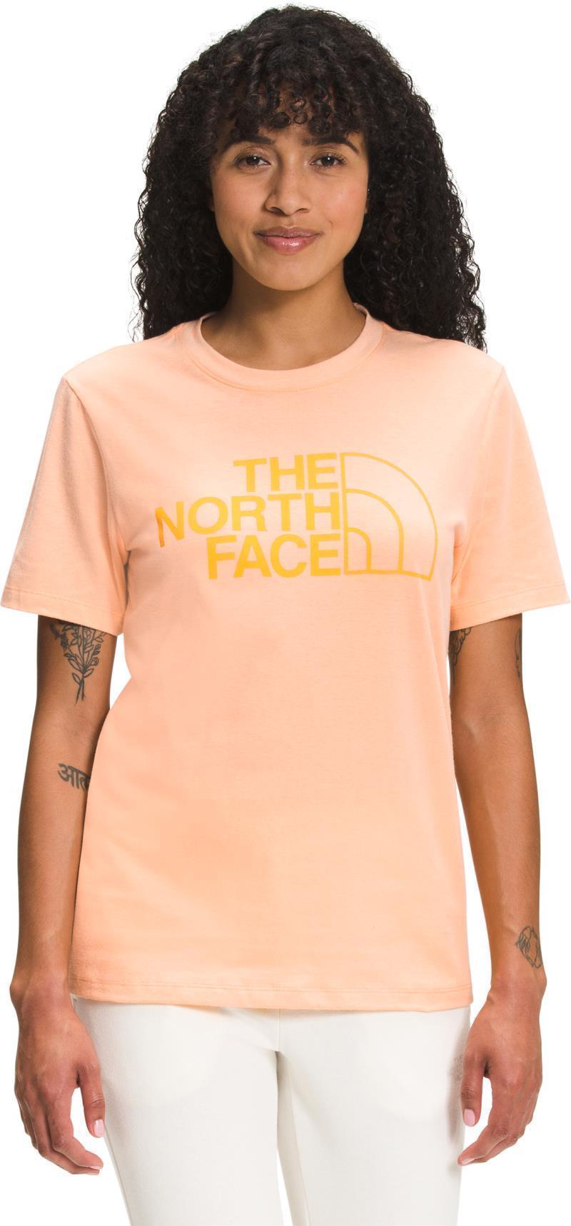 Half Dome Cotton SS Tee - Womens - Apricot Ice 1