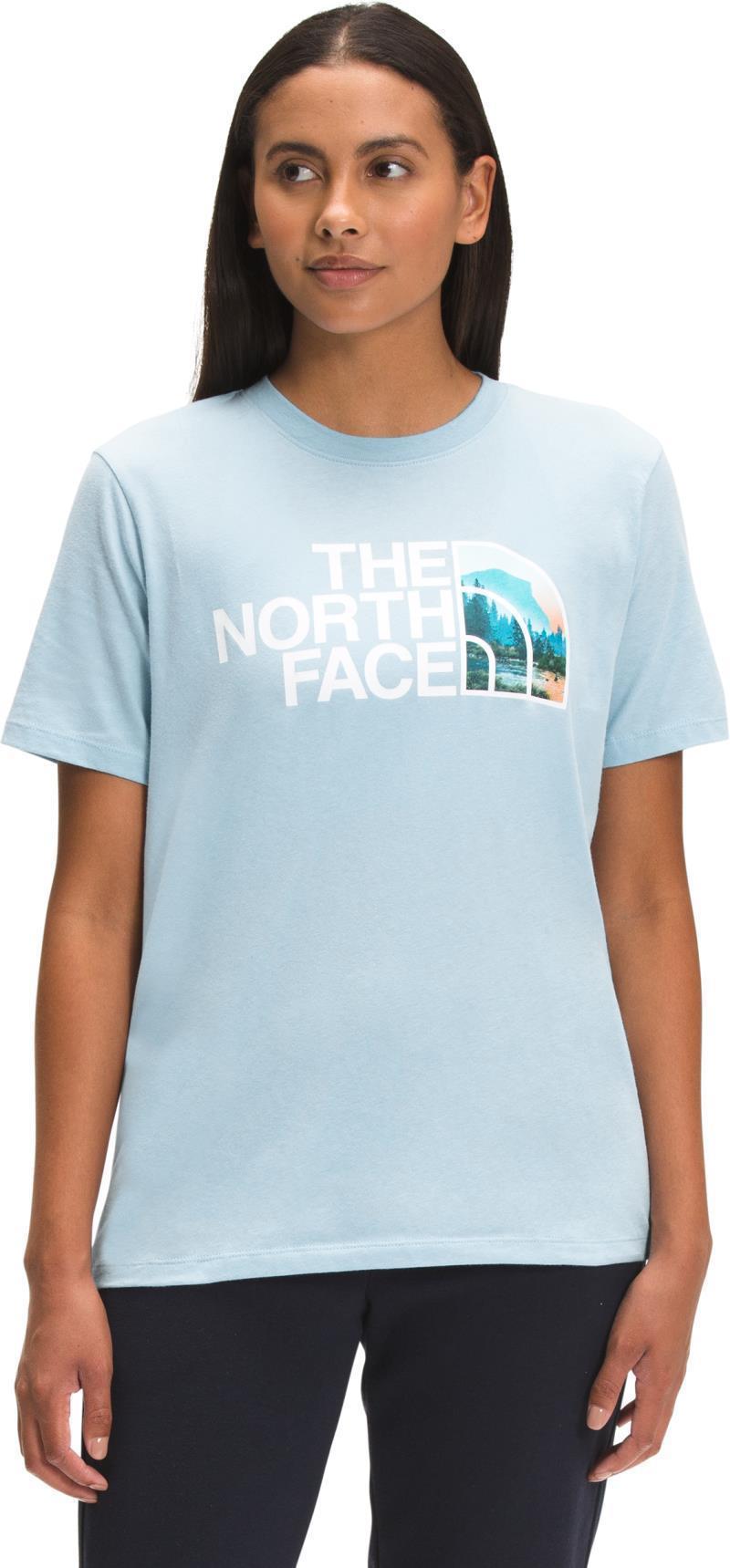 Half Dome Cotton SS Tee - Womens - Beta Blue 1