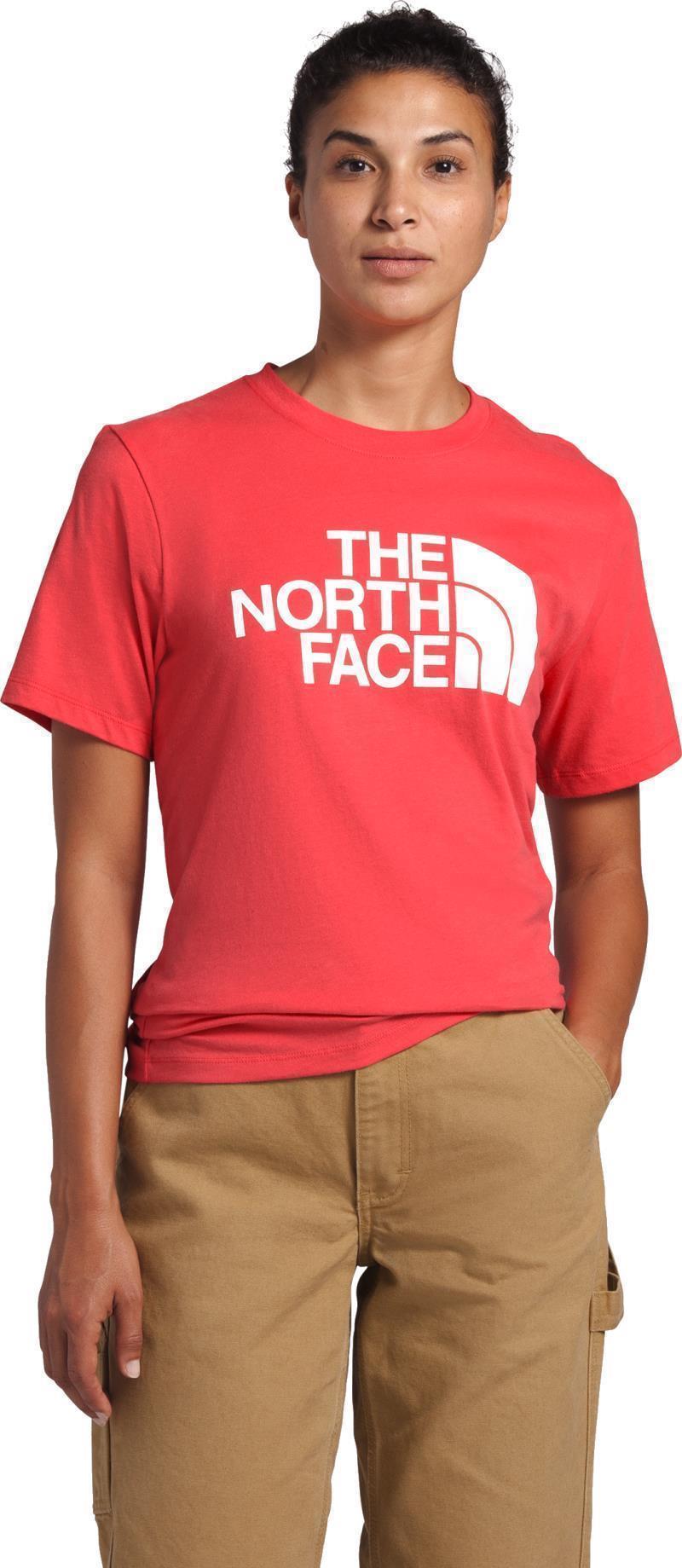 Half Dome Cotton SS Tee - Womens - Cayenne Red 1