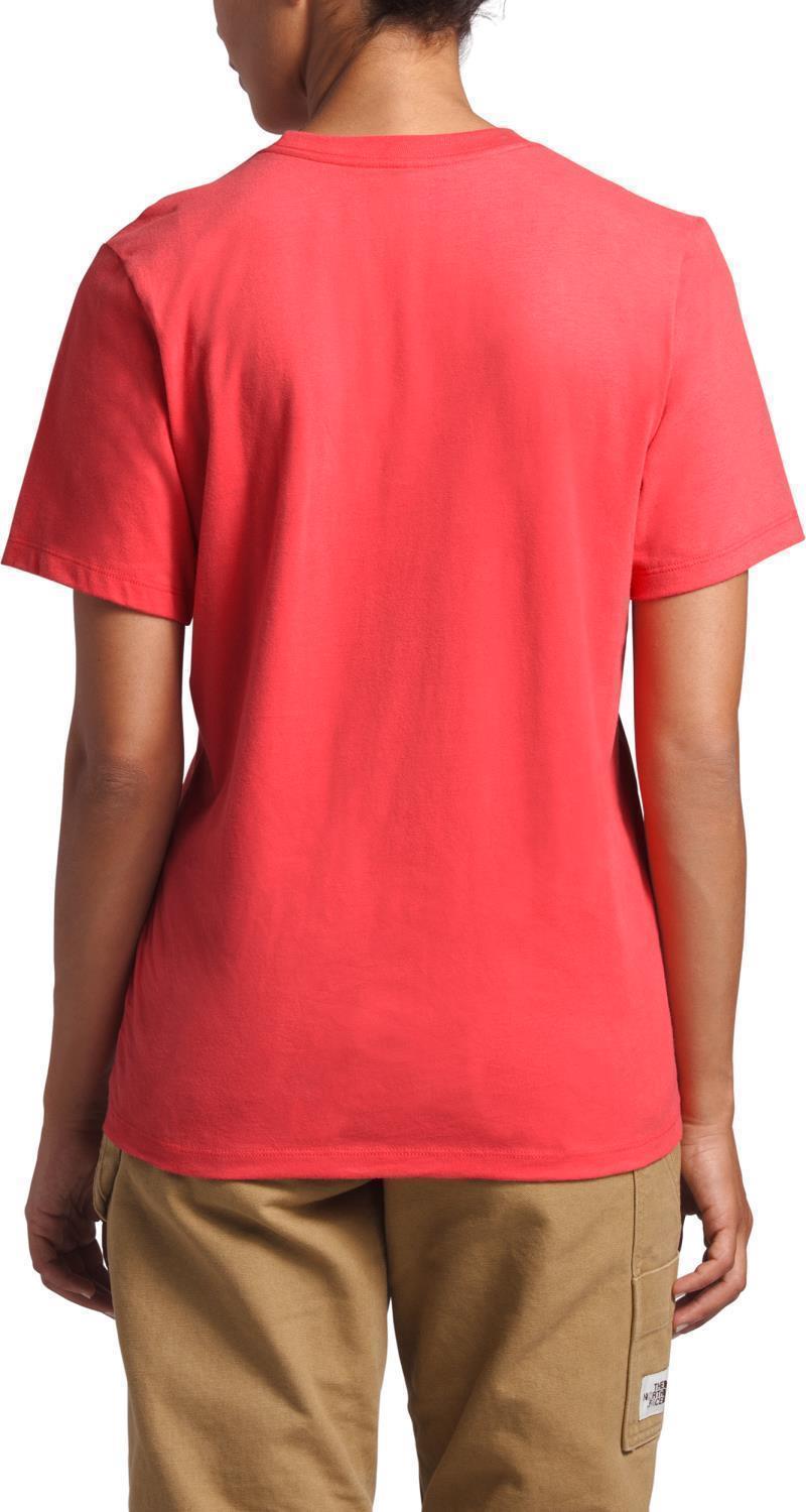 Half Dome Cotton SS Tee - Womens - Cayenne Red 2
