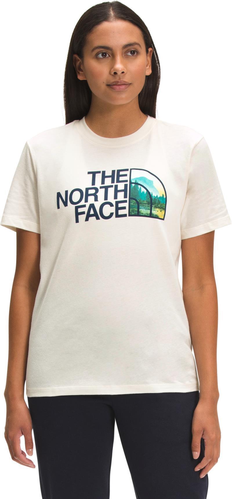 Half Dome Cotton SS Tee - Womens - Gardenia White 1